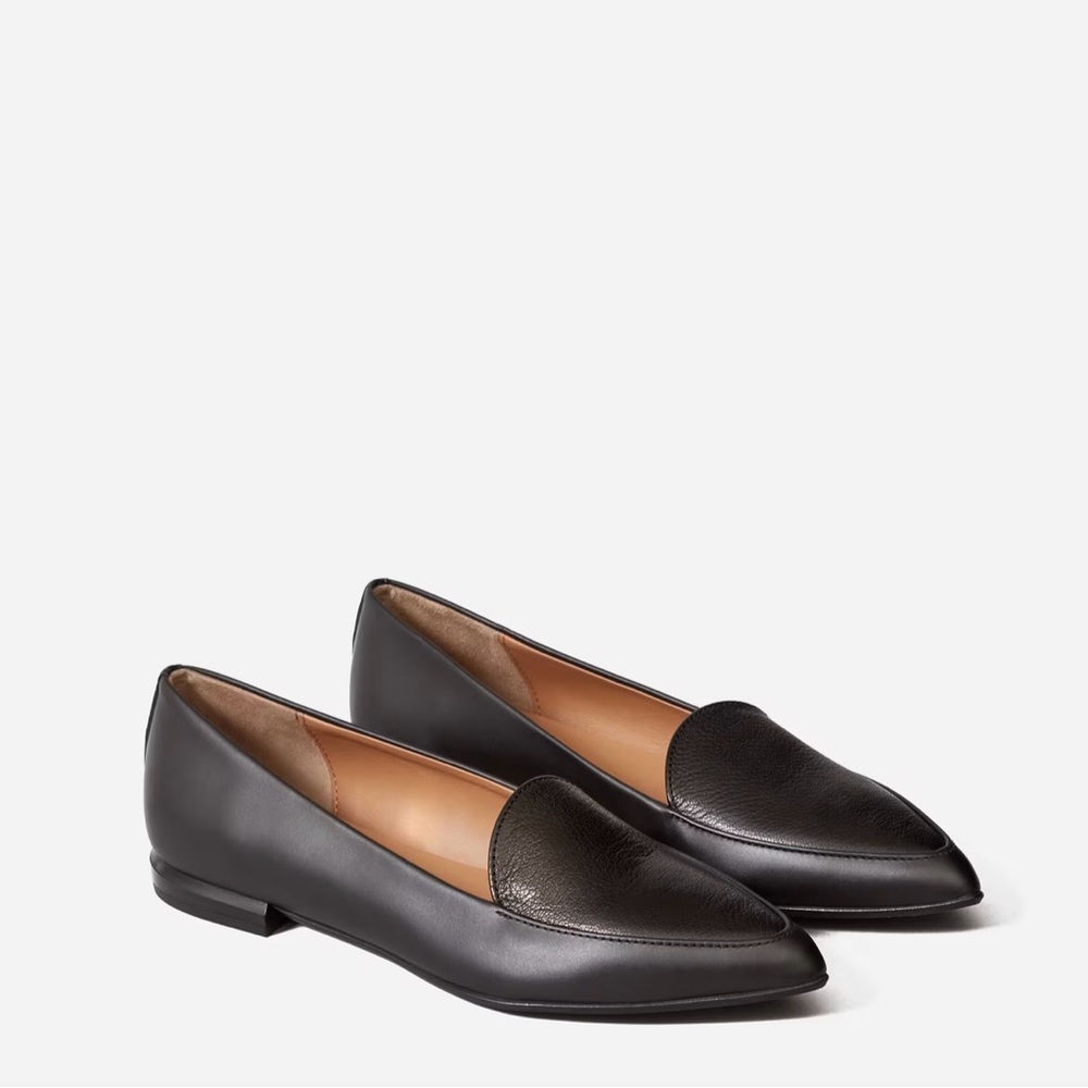 NWT everlane modern point black